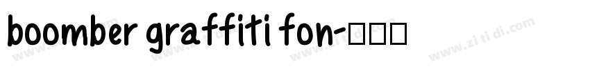 boomber graffiti fon字体转换